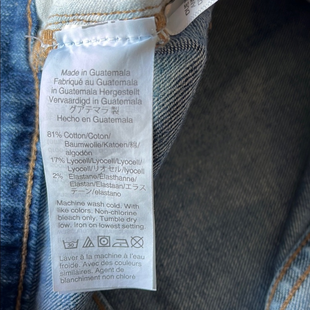 Madewell Classic Straight Blue Jeans Size 26 - Picture 10 of 15